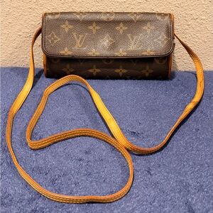 Louis Vuitton Twin PM Monogram Pochette with Strap